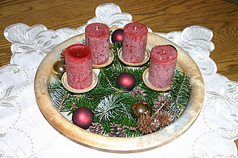 Adventskranz von Monika aus Cottbus Adventskranz von Monika