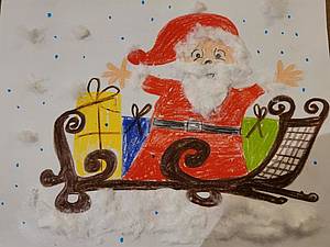 Watte-Weihnachtsmann von Jonte O. Jonte O.