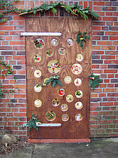 Ebba sendete uns eine Adventstür Adventstür von Ebba