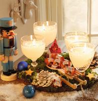 Advent im Glas