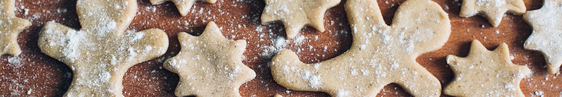 Plätzchen und Kekse für Weihnachten